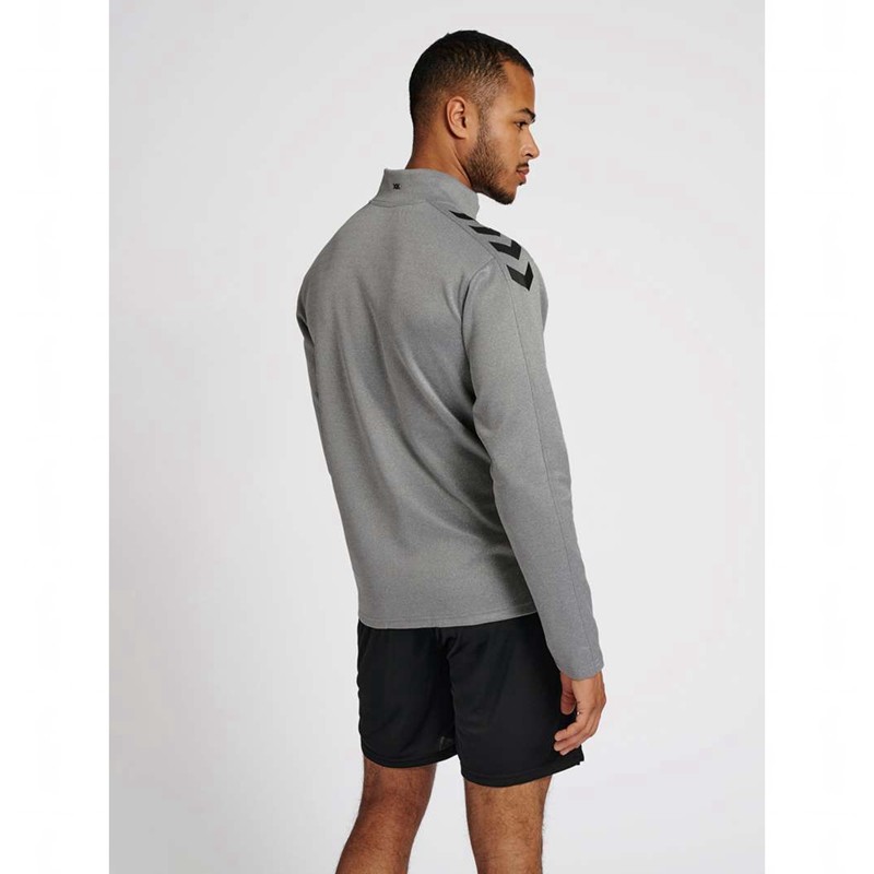 Hummel Core Xk Poly Zip Sweat Sweatshirts Heren Grijs | 680850-400