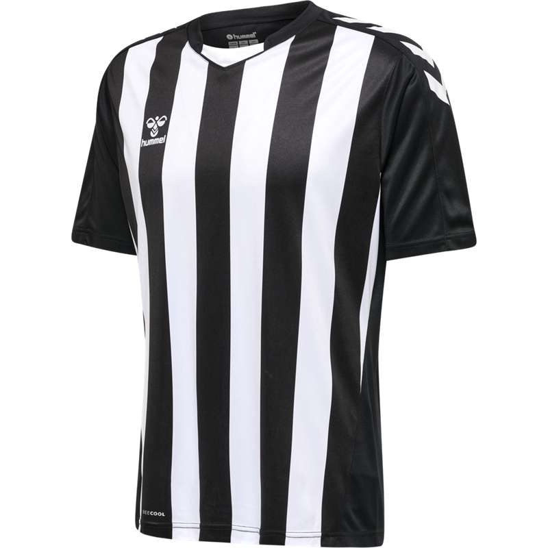 Hummel Core Xk Striped S/S Jersey Heren Zwart | 310555-774