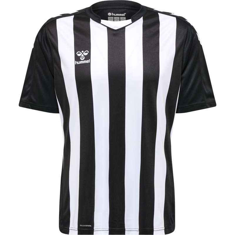 Hummel Core Xk Striped S/S Jersey Heren Zwart | 310555-774