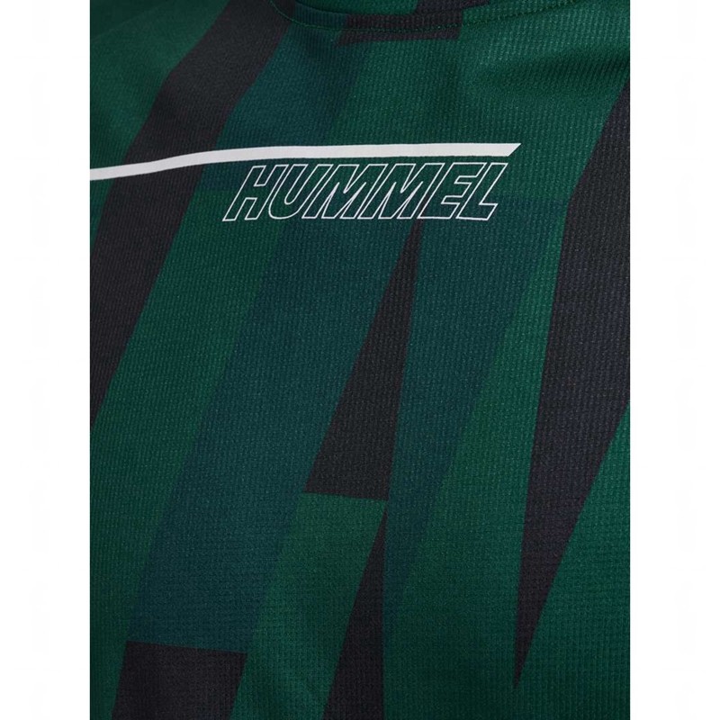Hummel Court Aop Light Weight T-shirts Heren Groen | 174188-244