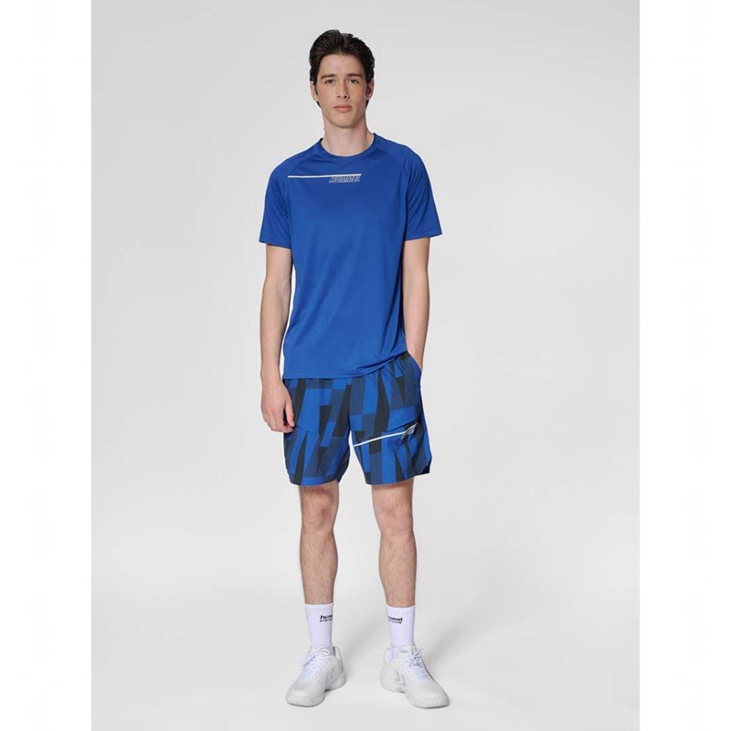 Hummel Court Aop Pocket Korte Broek Heren Blauw | 383310-490