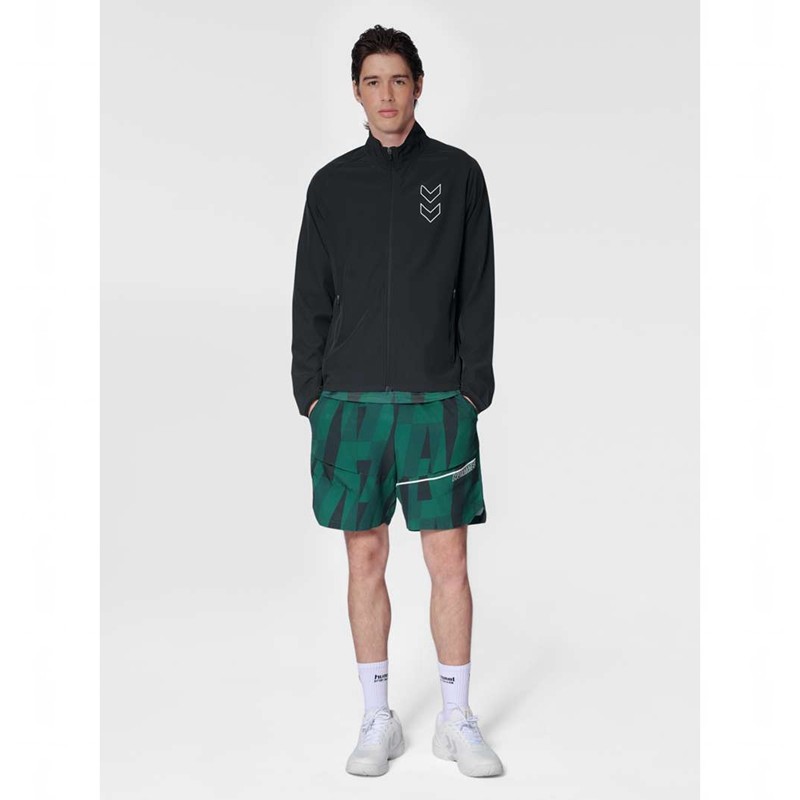 Hummel Court Aop Pocket Korte Broek Heren Groen | 691717-888