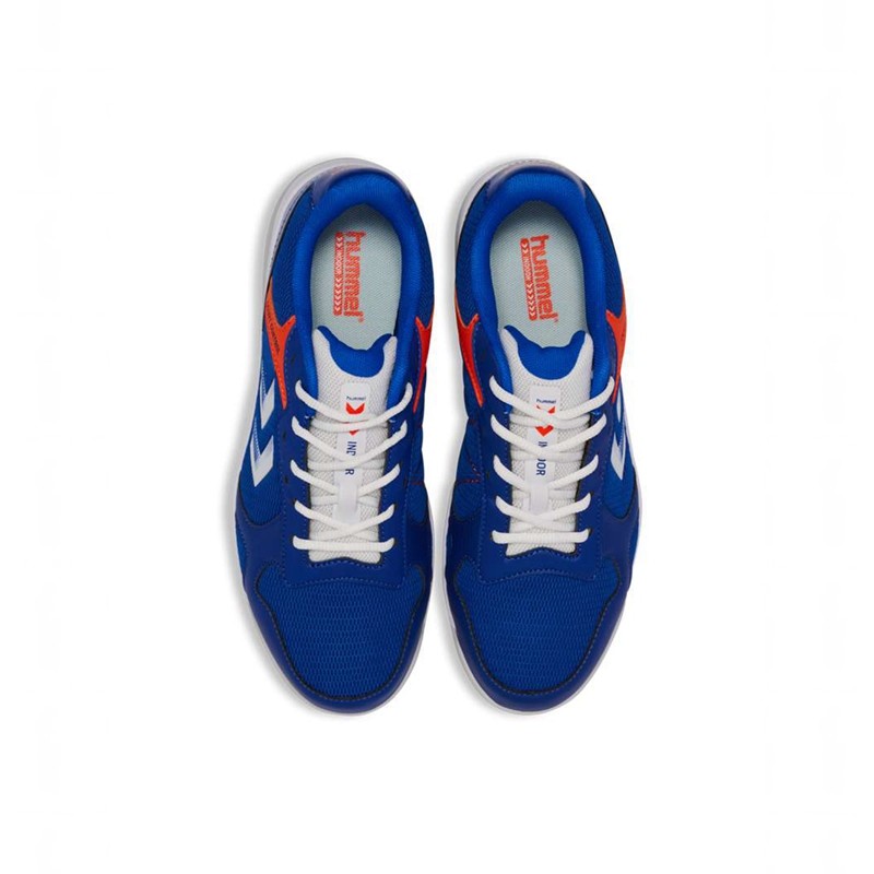 Hummel Court Control Ii Indoorschoenen Dames Blauw | 129322-718