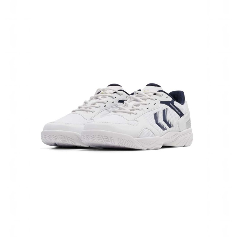 Hummel Court Control Ii Indoorschoenen Heren Wit | 111189-568