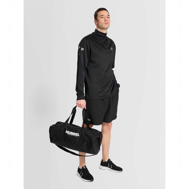 Hummel Court Half Zip L/S Sweatshirts Heren Zwart | 756383-794