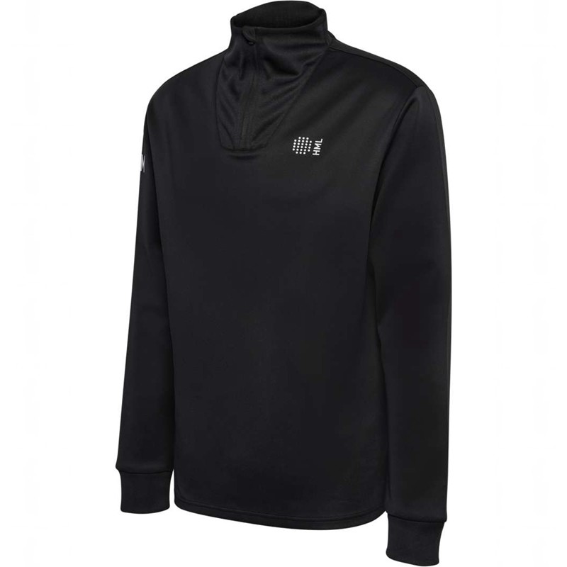 Hummel Court Half Zip L/S Sweatshirts Heren Zwart | 756383-794