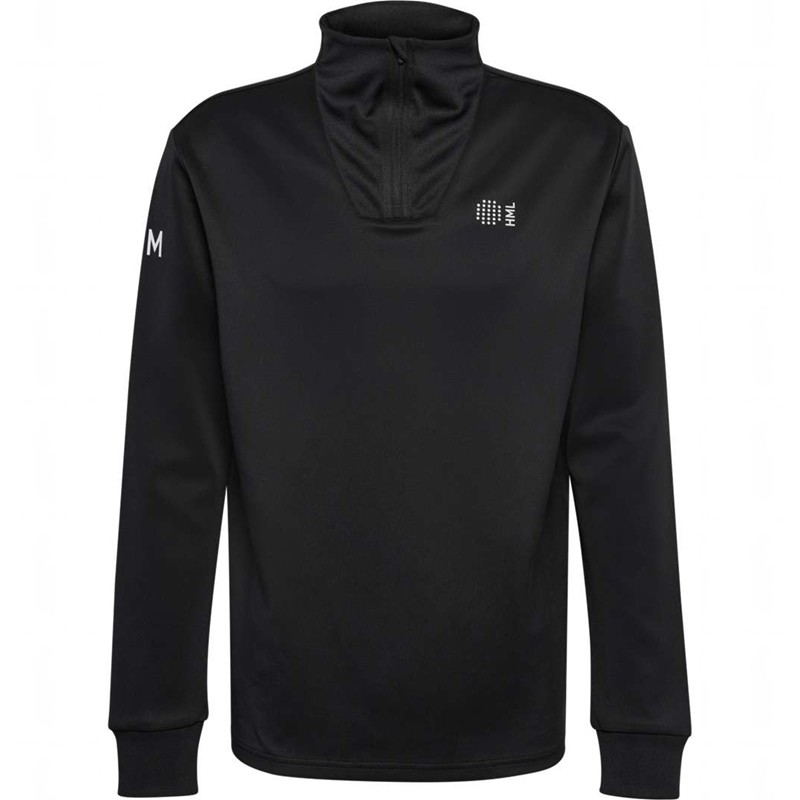 Hummel Court Half Zip L/S Sweatshirts Heren Zwart | 756383-794