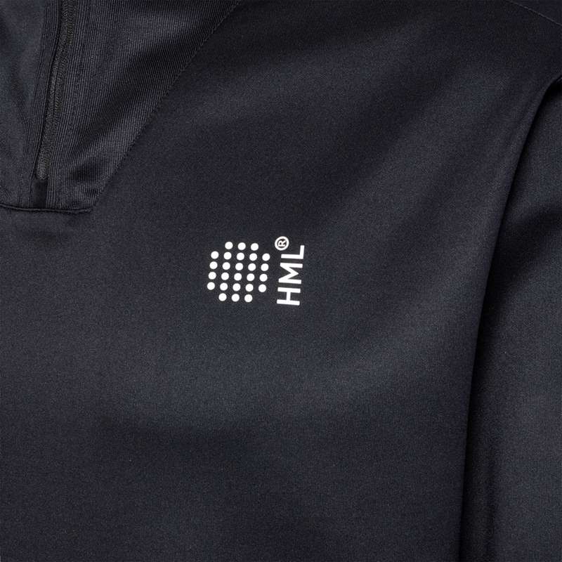 Hummel Court Half Zip L/S Sweatshirts Heren Zwart | 756383-794