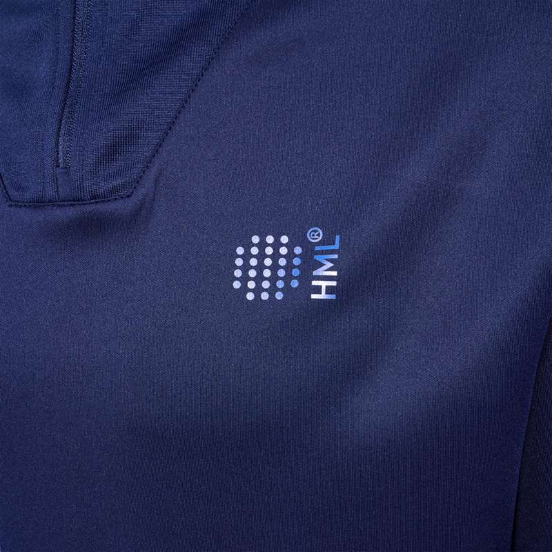Hummel Court Half Zip L/S Sweatshirts Heren Donkerblauw | 468047-514