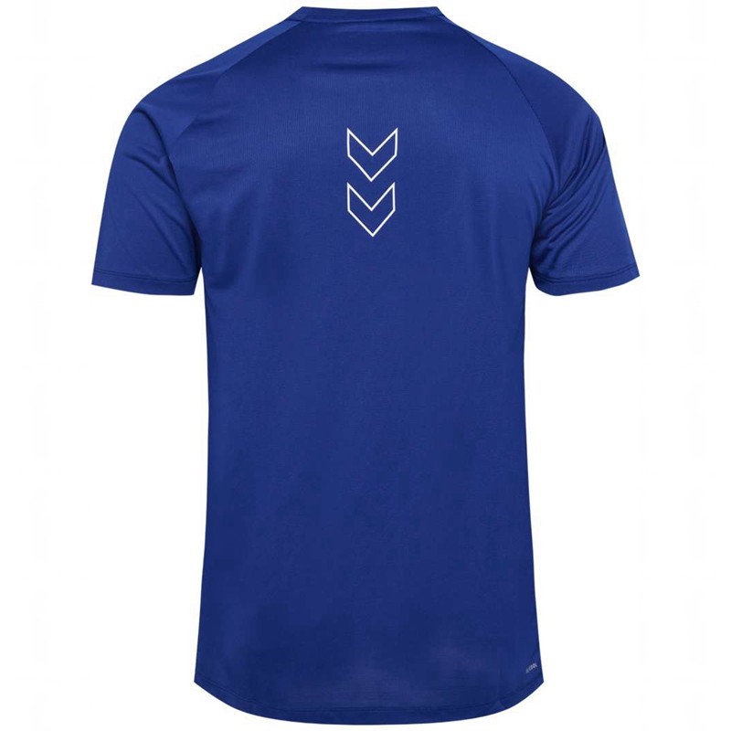 Hummel Court Light Weight T-shirts Heren Blauw | 592147-450