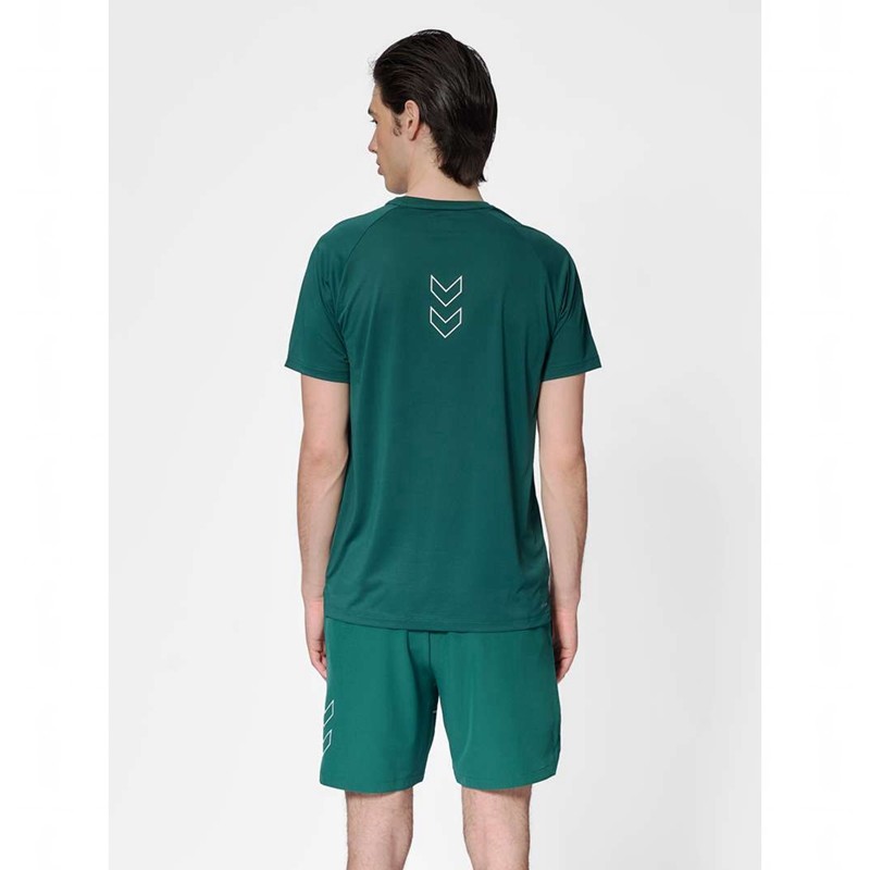 Hummel Court Light Weight T-shirts Heren Groen | 525133-664