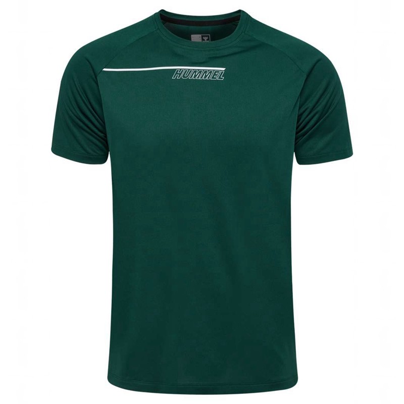 Hummel Court Light Weight T-shirts Heren Groen | 525133-664