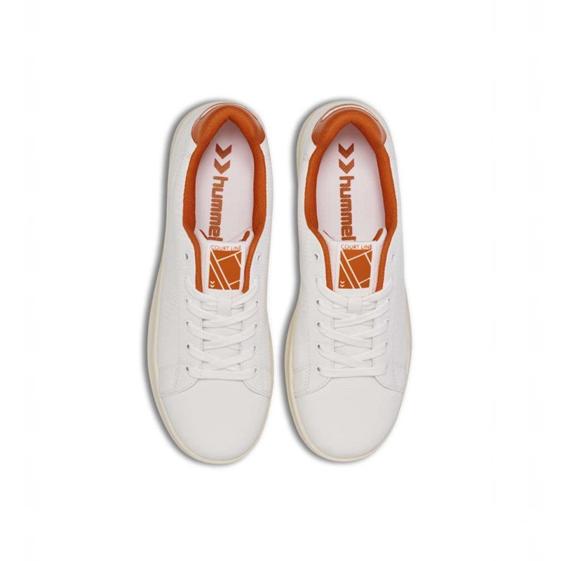 Hummel Court Line Lz Sneakers Heren Wit | 753359-002