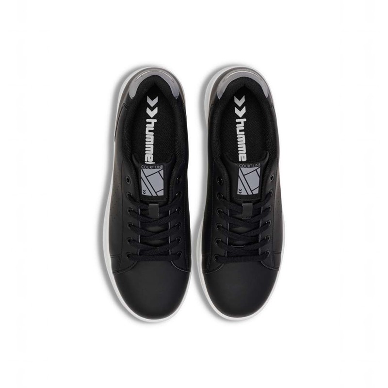 Hummel Court Line Sneakers Heren Zwart | 421993-321