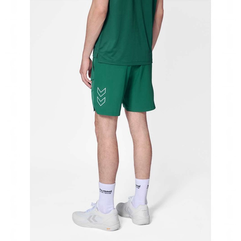 Hummel Court Pocket Korte Broek Heren Groen | 760207-163