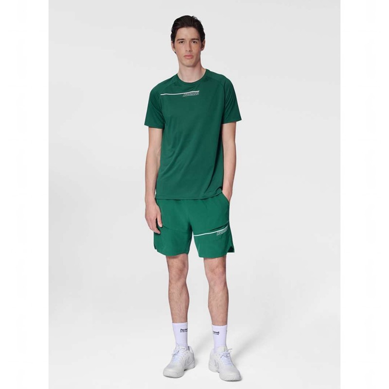 Hummel Court Pocket Korte Broek Heren Groen | 760207-163