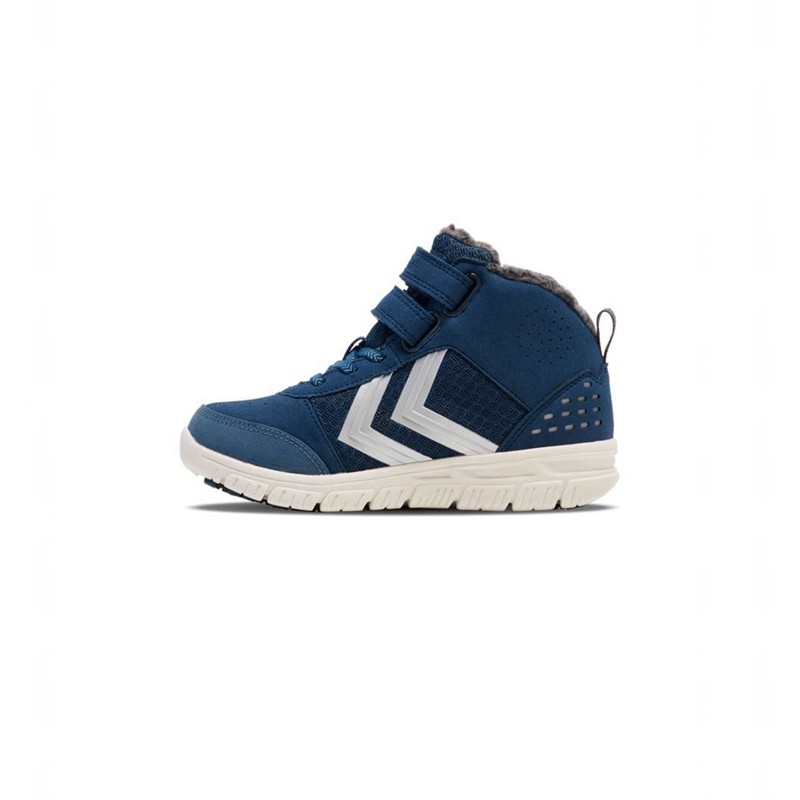Hummel Crosslite Winter Mid Tex Jr Winterschoenen Kinderen Blauw | 115425-765
