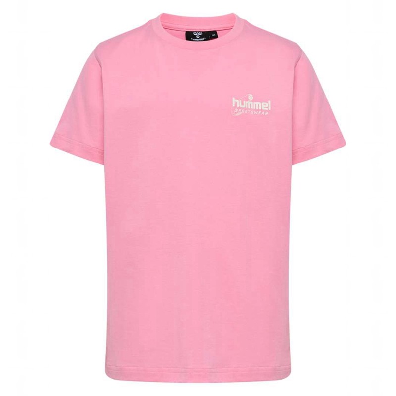 Hummel Cua S/S T-shirts Kinderen Roze | 702423-435