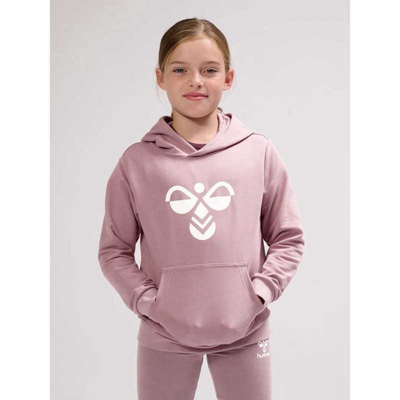 Hummel Cuatro Hoodie Kinderen Roze | 166453-629