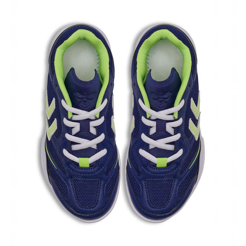 Hummel Dagaz 2.0 Jr Handbalschoenen Kinderen Blauw | 258097-766