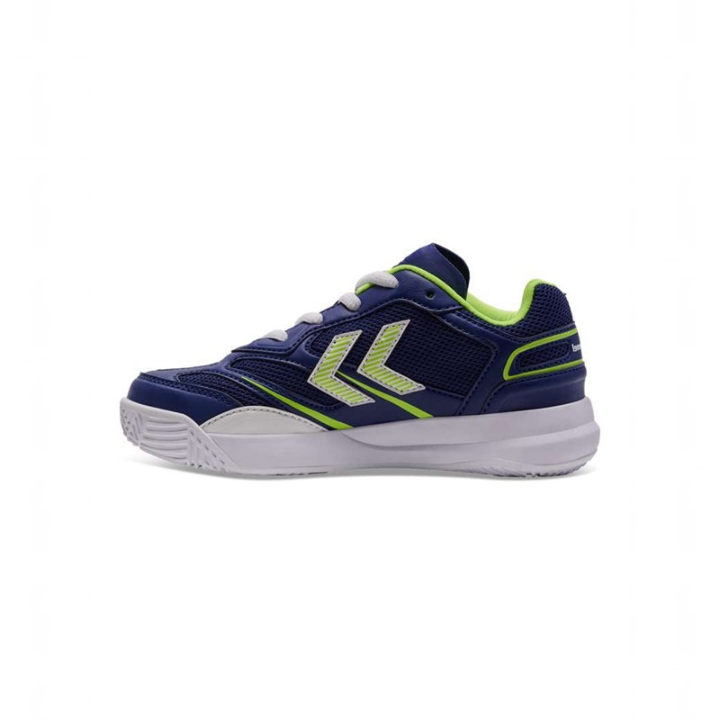Hummel Dagaz 2.0 Jr Handbalschoenen Kinderen Blauw | 258097-766