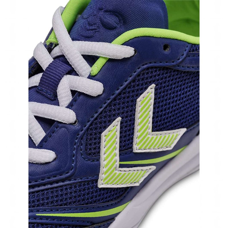 Hummel Dagaz 2.0 Jr Handbalschoenen Kinderen Blauw | 258097-766