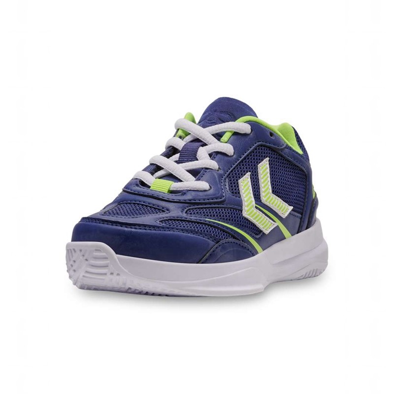 Hummel Dagaz 2.0 Jr Handbalschoenen Kinderen Blauw | 258097-766