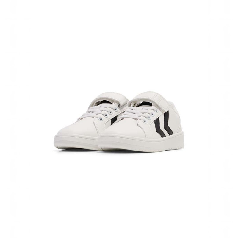 Hummel Derby Court Jr Sneakers Kinderen Zwart | 367871-701