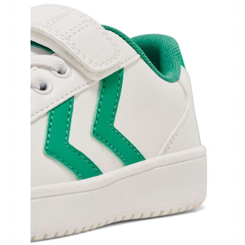 Hummel Derby Court Jr Sneakers Kinderen Groen | 038078-760