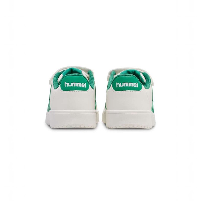 Hummel Derby Court Jr Sneakers Kinderen Groen | 038078-760