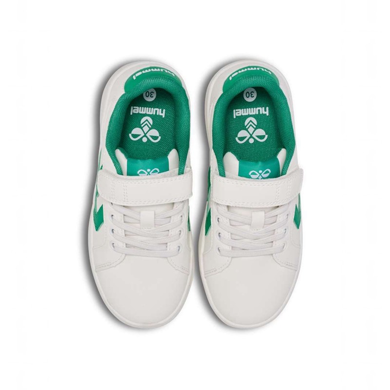 Hummel Derby Court Jr Sneakers Kinderen Groen | 038078-760