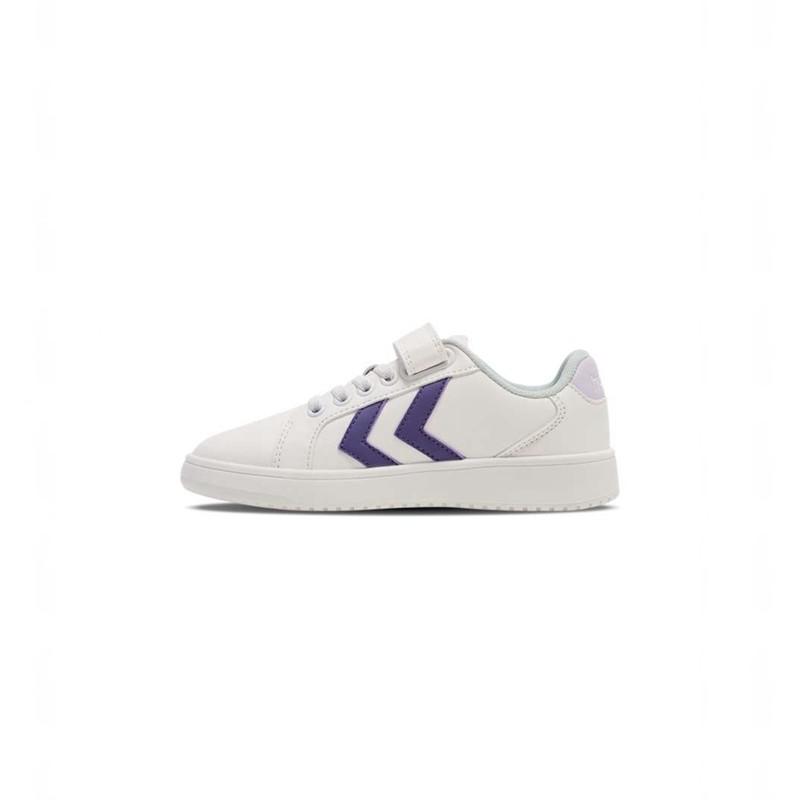 Hummel Derby Court Jr Sneakers Kinderen Wit | 046773-036