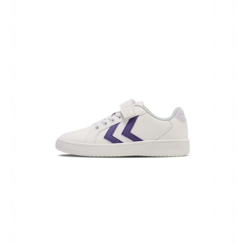 Hummel Derby Court Jr Sneakers Kinderen Wit | 046773-036