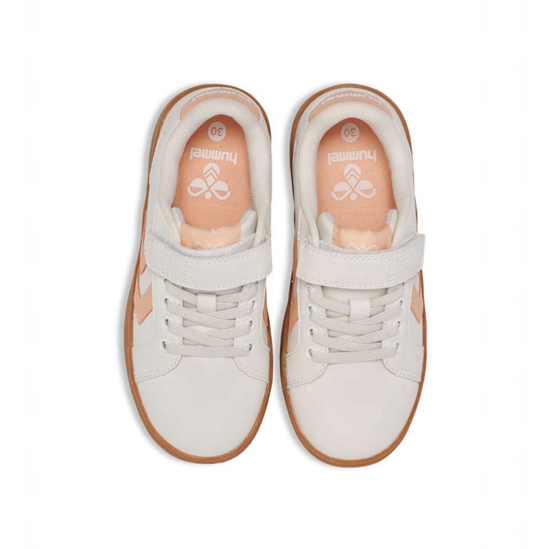 Hummel Derby Court Jr Sneakers Kinderen Wit | 037765-442