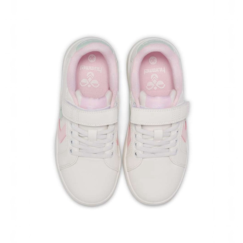 Hummel Derby Court Jr Voetbalschoenen Kinderen Wit | 519447-908