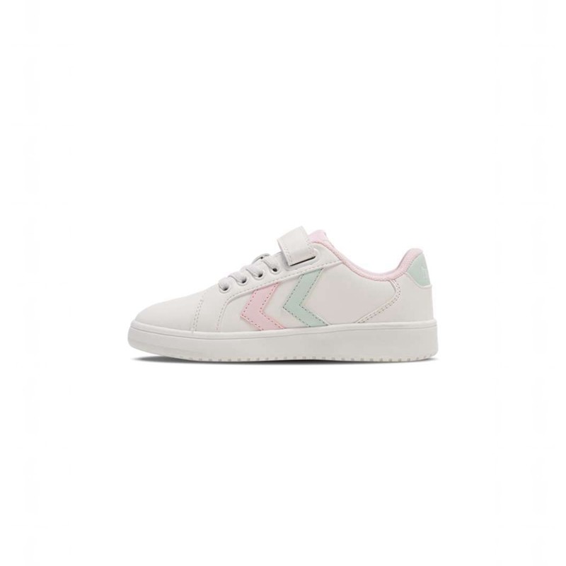 Hummel Derby Court Jr Voetbalschoenen Kinderen Wit | 519447-908