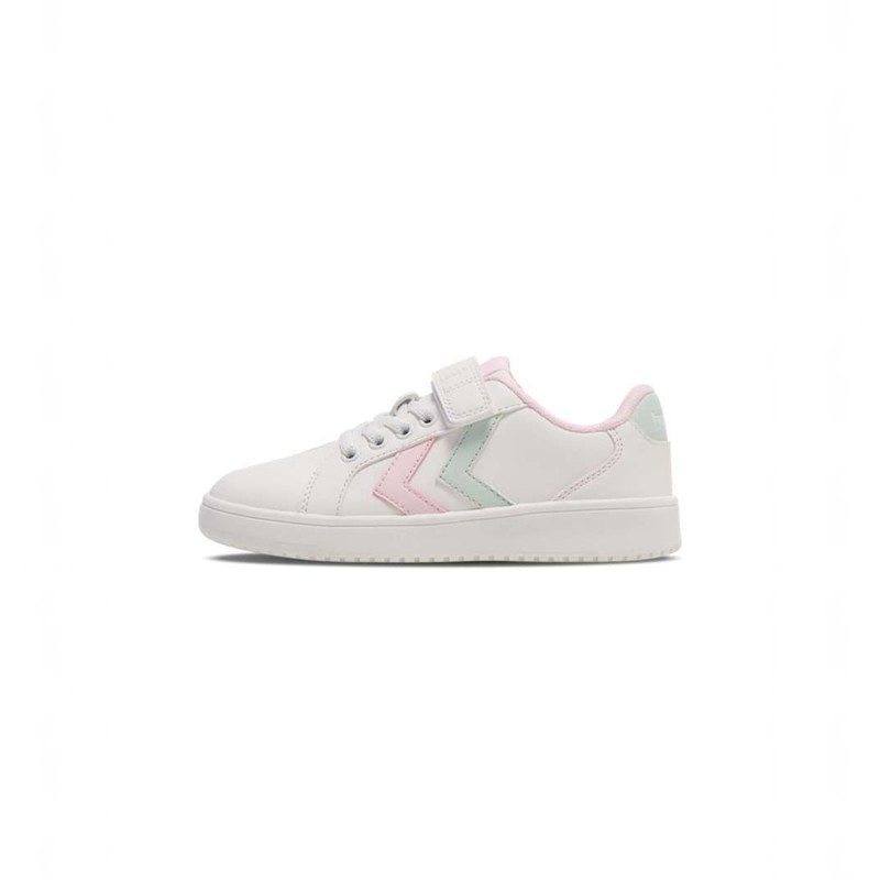 Hummel Derby Court Jr Voetbalschoenen Kinderen Wit | 519447-908