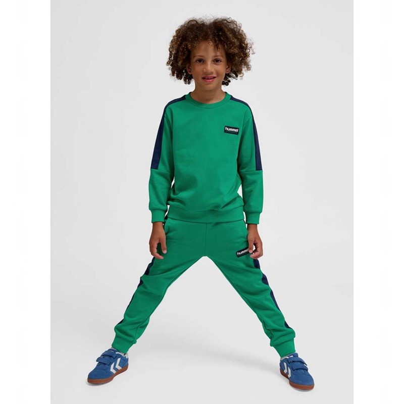 Hummel Dixen Sweatshirts Kinderen Groen | 534646-285