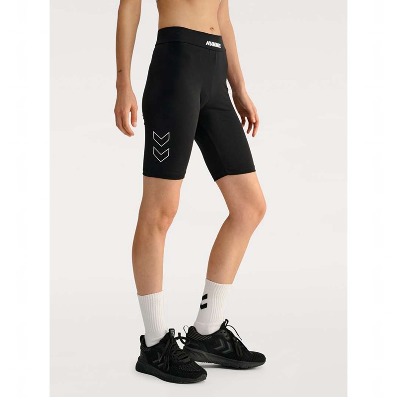 Hummel Elemental Co Short Hardloopbroek Dames Zwart | 746848-036