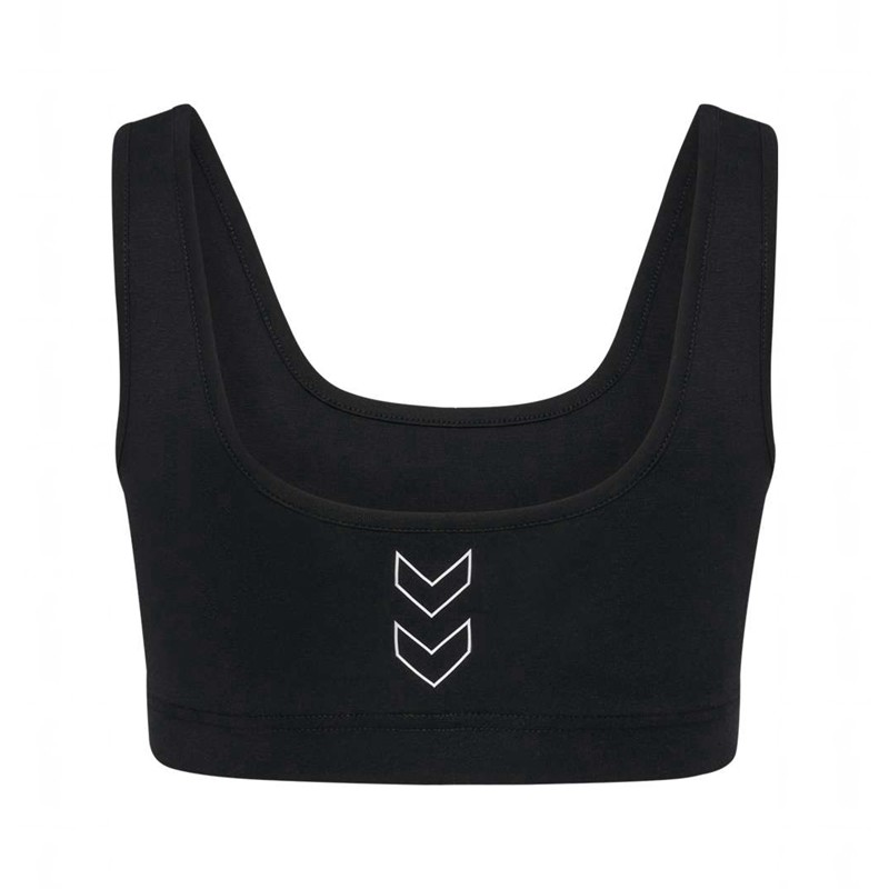 Hummel Elemental Cotton Top Sport BH Dames Zwart | 884734-129