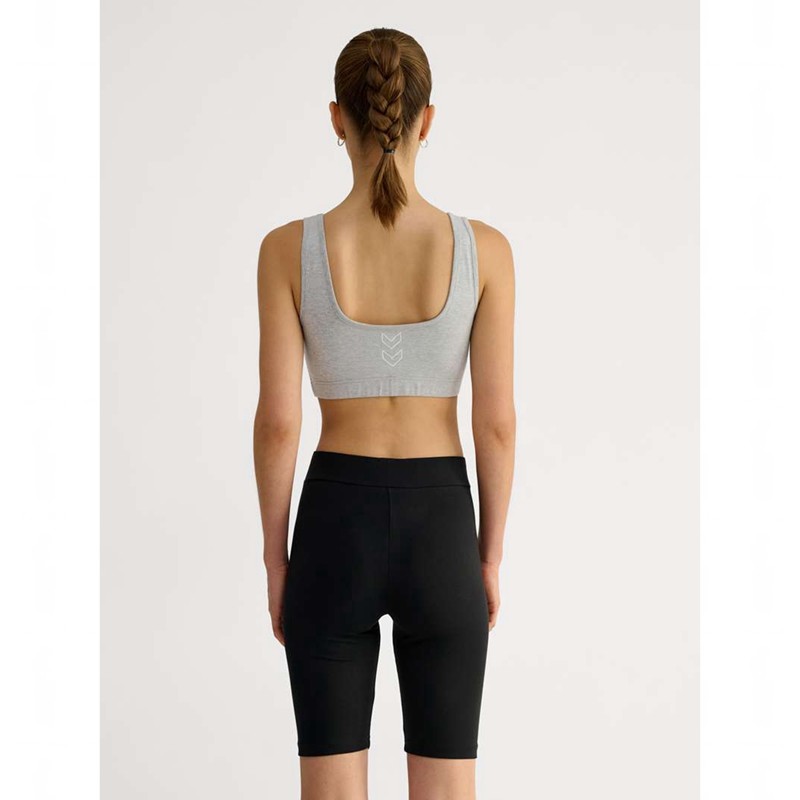 Hummel Elemental Cotton Top Sport BH Dames Grijs | 839644-512