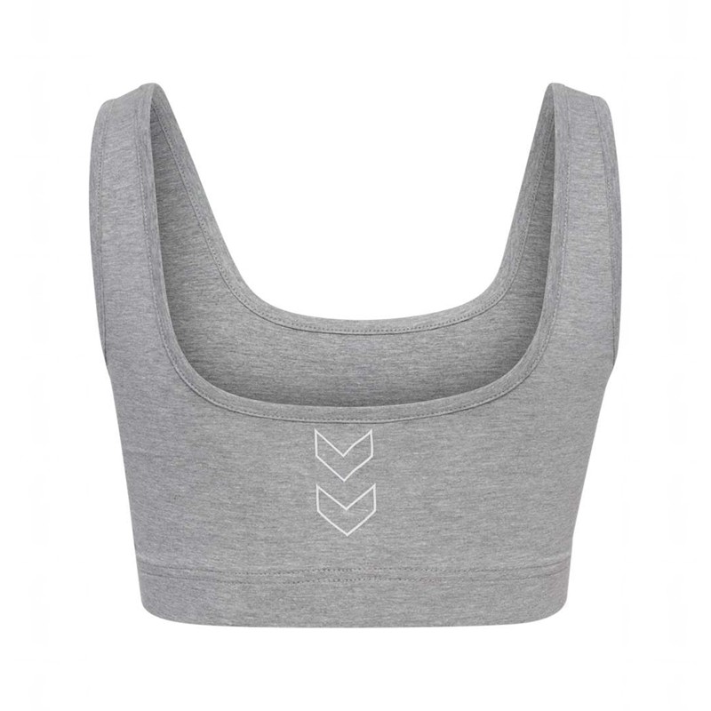 Hummel Elemental Cotton Top Sport BH Dames Grijs | 839644-512