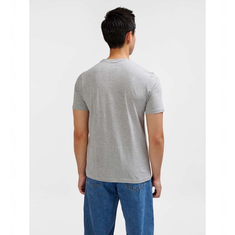 Hummel Elemental Logo Cotton T-shirts Heren Grijs | 902248-014