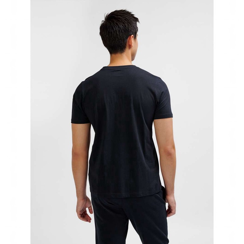 Hummel Elemental Logo Cotton T-shirts Heren Zwart | 849416-738