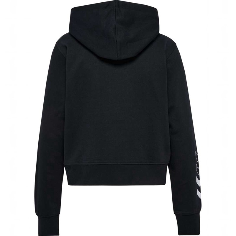 Hummel Elemental Short Hoodie Dames Zwart | 430785-432