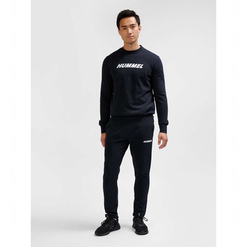 Hummel Elemental Tapered Broek Heren Zwart | 537147-951