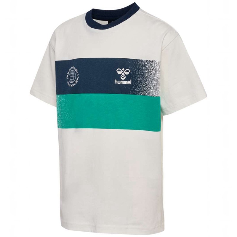 Hummel Eske S/S T-shirts Kinderen Wit | 202792-788