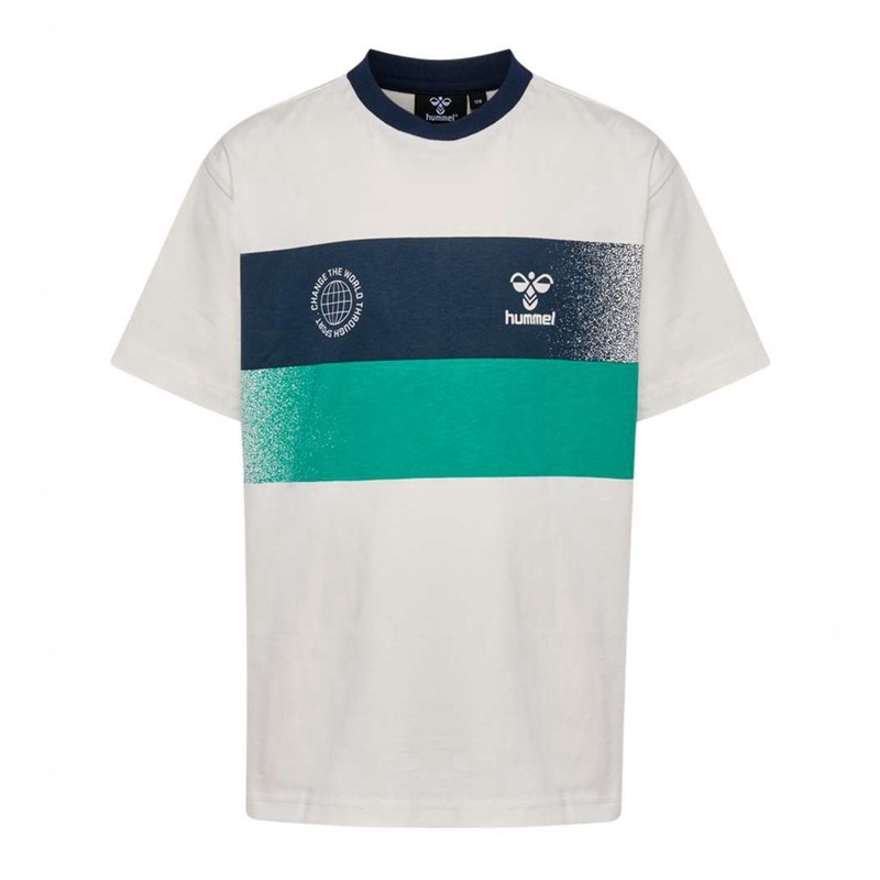 Hummel Eske S/S T-shirts Kinderen Wit | 202792-788