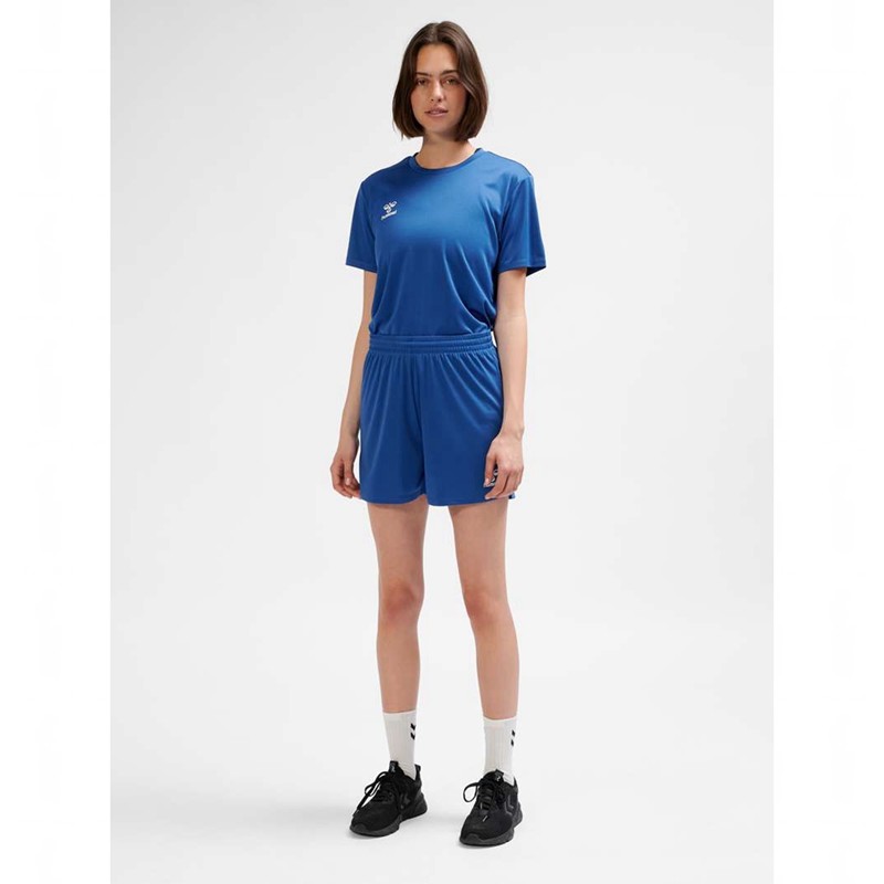 Hummel Essential Korte Broek Dames Blauw | 931043-774