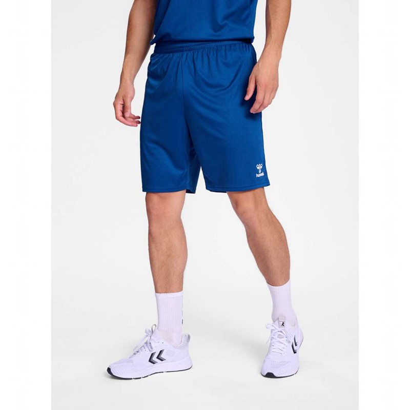 Hummel Essential Korte Broek Heren Blauw | 644119-631